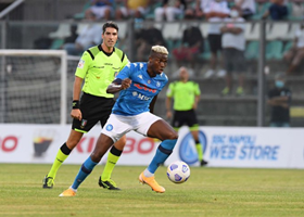 Napoli Striker Osimhen Arrives In Rome To Undergo Further Tests On Shoulder Problem 